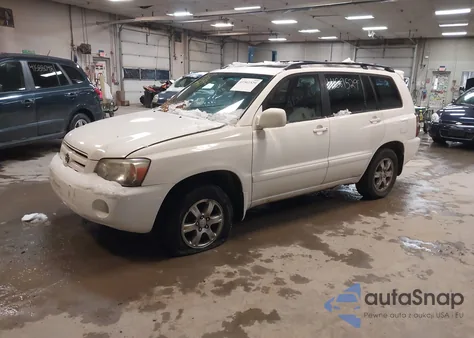 2007 Toyota Highlander V6 z USA, uszkodzony, nr VIN JTEHP21A370194742